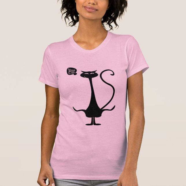 Yoga Cat Squat T-Shirt (Front)