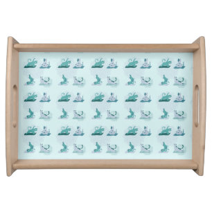 Yoga Cats Serving Tray