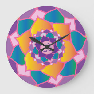 Yoga Center or Yoga Club Large Clock