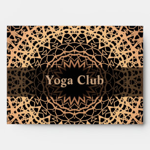 Yoga Center, yoga, sports, mandala Envelope