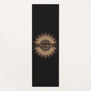 Yoga Center, yoga, sports, mandala, Golden mandala Mat