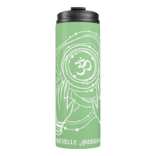 Yoga Chakra Crown Mantra Thermal Tumbler