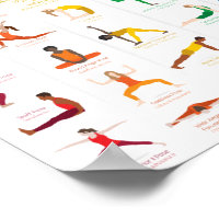 Yoga Chakra Poses Chart - 74 BBG by Serena King