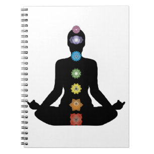 Yoga Chakras Fitness Exercise Notebook
