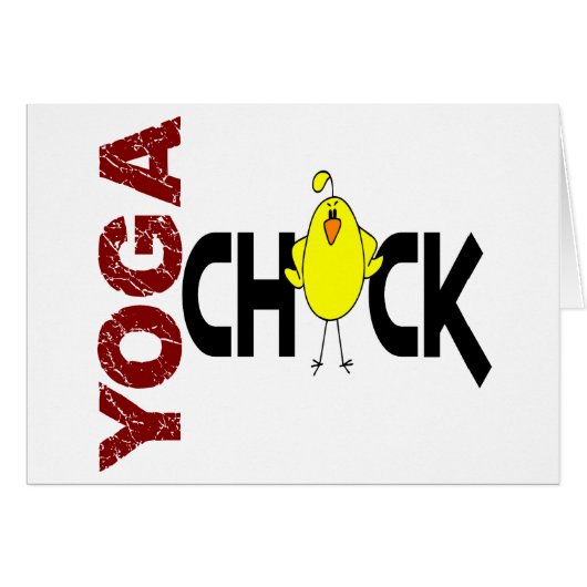 Yoga Chick 1 Cards (Front Horizontal)