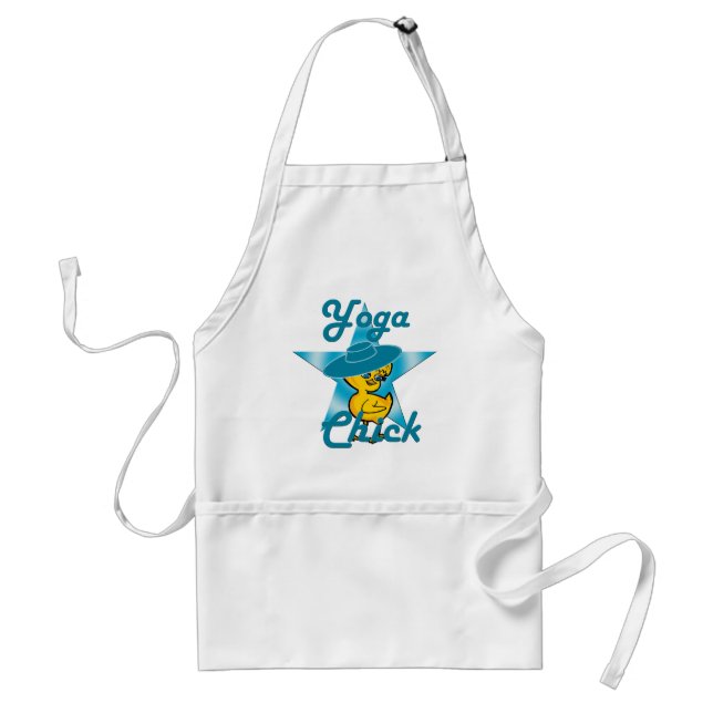 Yoga Chick #7 Adult Apron (Front)