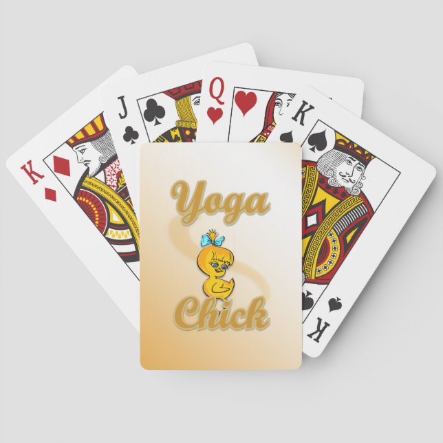 Yoga Chick Poker Cards (Back)