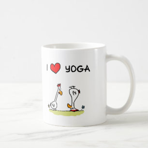 Yoga chicken coffee mug