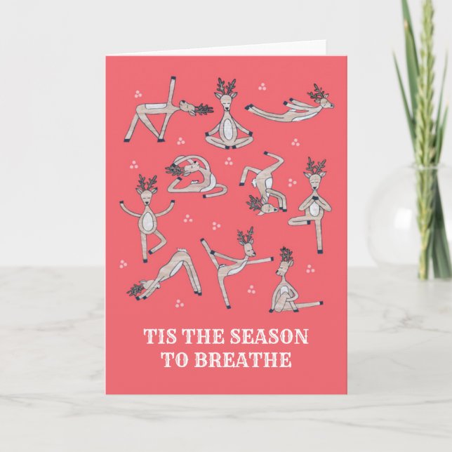 Yoga Christmas Card (Front)