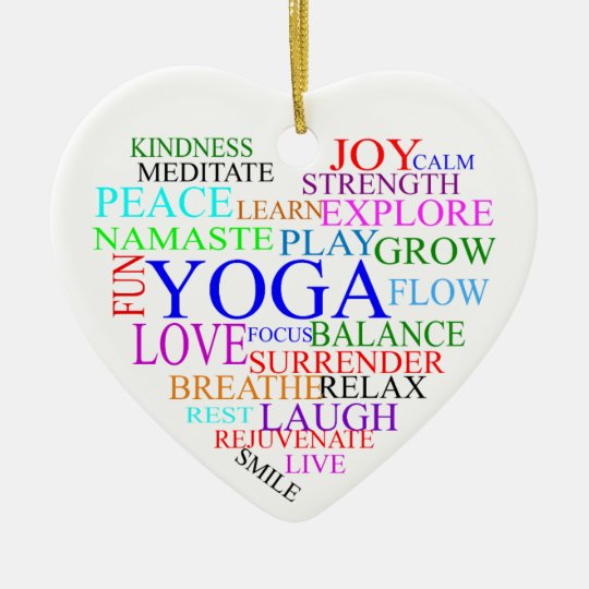 Yoga Christmas Ornaments | Zazzle.com