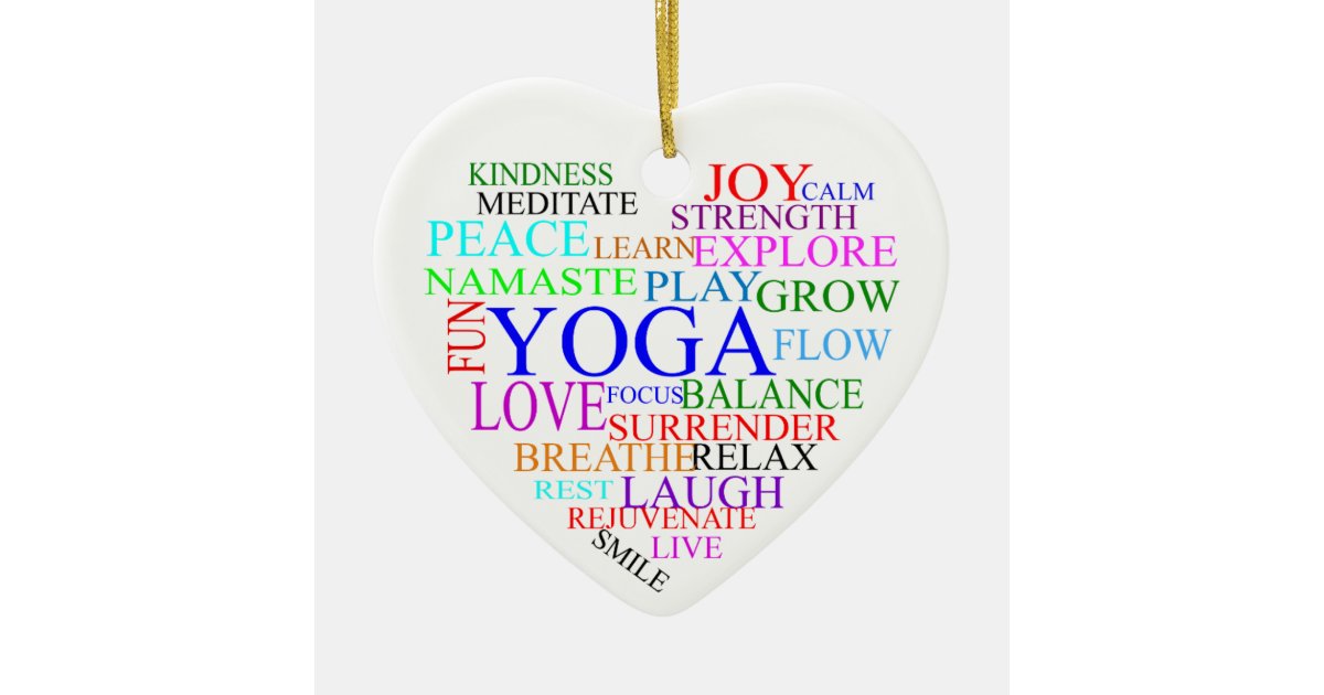 Yoga Christmas Ornaments | Zazzle