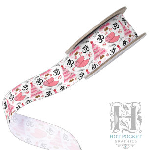 Yoga Christmas Satin Ribbon