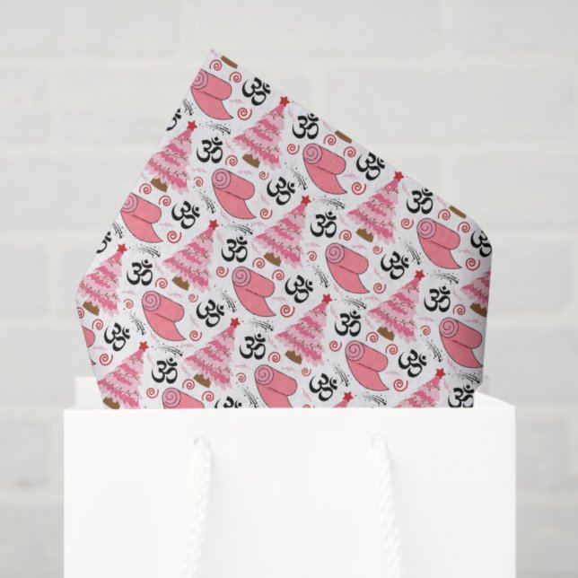Yoga Christmas Tissue Paper (Gift Bag)