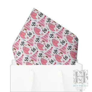 Yoga Christmas Tissue Paper