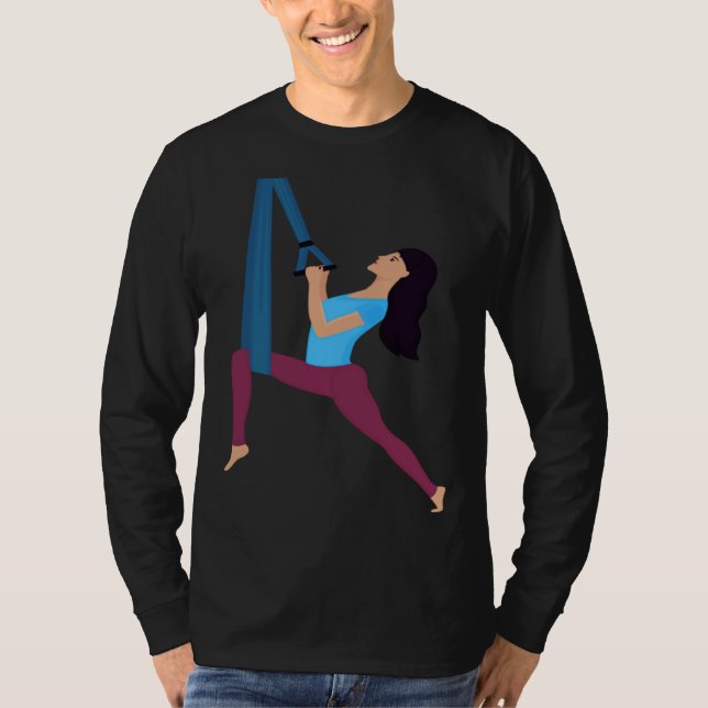 Yoga Class I Thought You Said Pour A Glass Wine Na T-Shirt (Front)