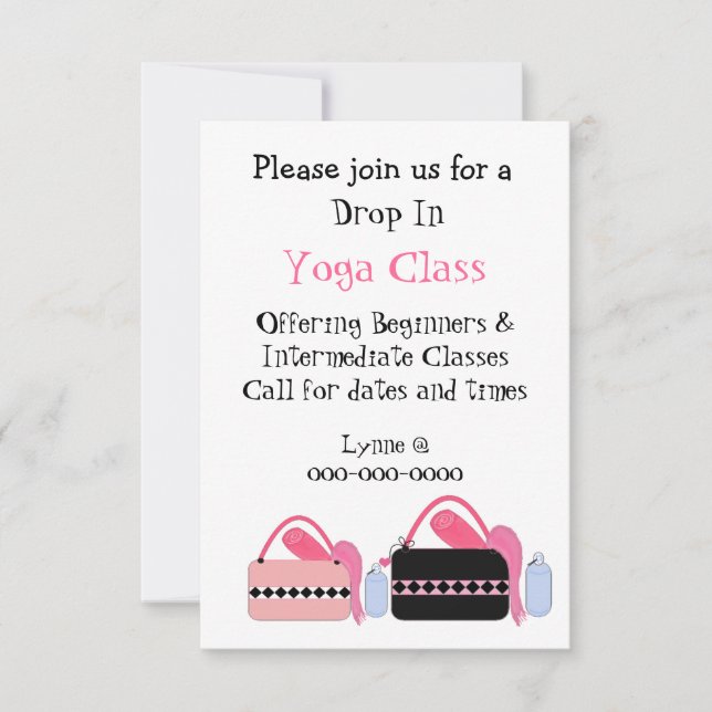 Yoga Class Invitation (Front)