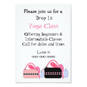 for session invitation yoga letter Yoga Class Invitations  Zazzle