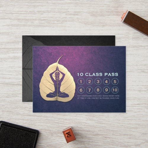 Yoga Class Pass Loyalty Appointment Bodhi Leaf Cut