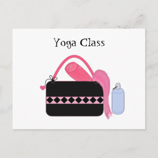 Yoga Class with Yoga Gear Postcard