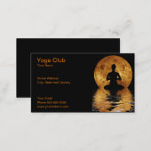 yoga club business card (Front/Back)