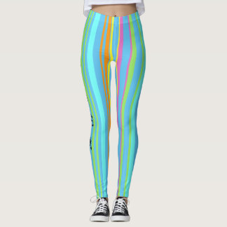 YOGA Colorful Stripes Pattern Legging