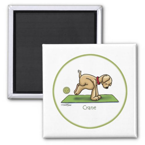 Yoga _ Crane Magnet