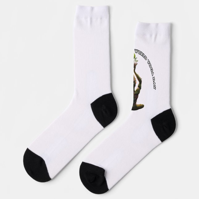 Yoga Custom Sustainable Premium Crew Sock (Left)