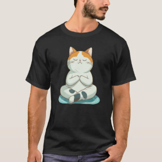 Yoga Cute Kitty Cat T-Shirt