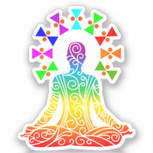 Yoga Day Graphics Sticker
