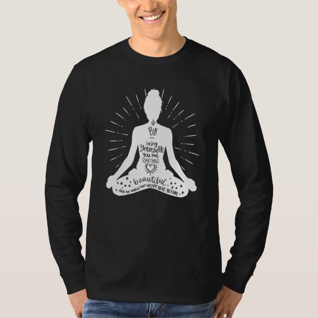 Yoga Definition Yoga Because Adulting Is Hard T-Shirt (Front)