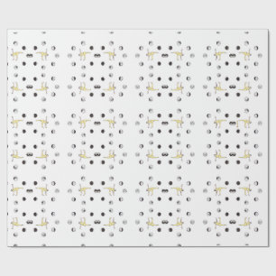 Yoga-design gift paper