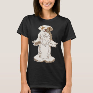 Yoga Dog Clumber Spaniel T-Shirt