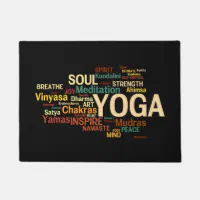 Yoga WELCOME Mat, Welcome Doormat, Namaste Out