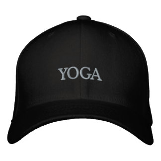 YOGA EMBROIDERED BASEBALL CAP