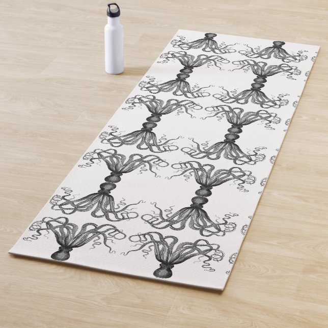 Yoga Exercise Mat Vintage Octopus (In Situ)