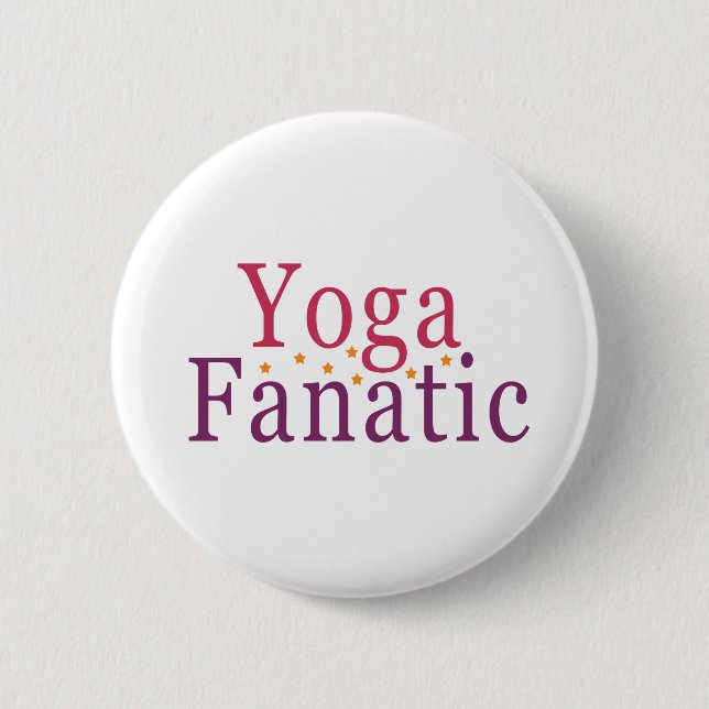 Yoga Fanatic Button (Front)