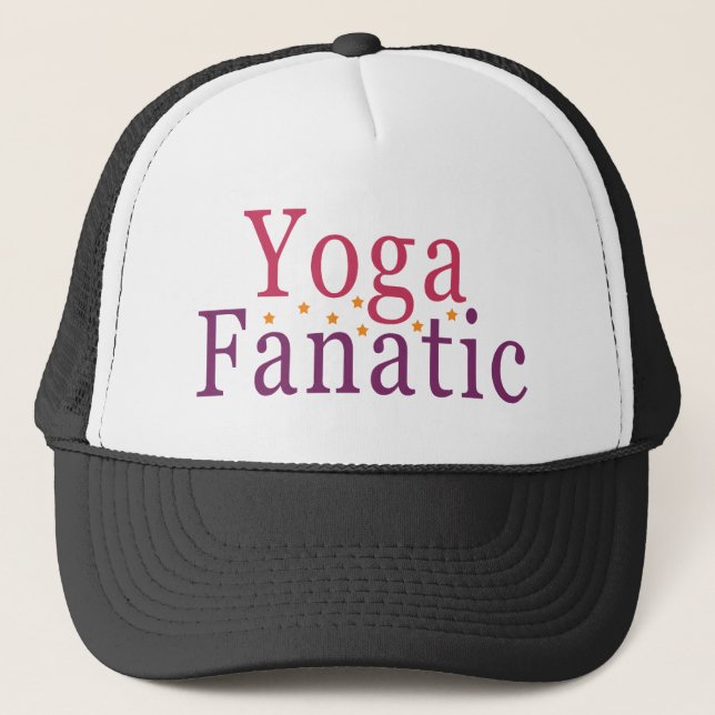 Yoga Fanatic Trucker Hat (Front)