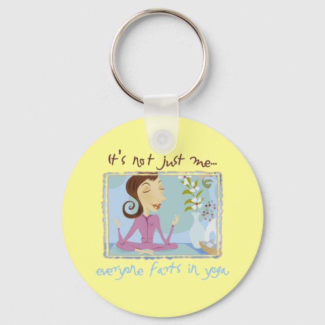 Yoga Farting Keychain (Front)