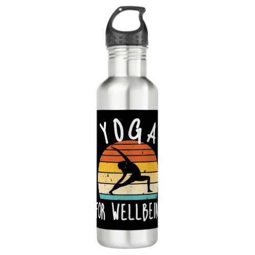 Yoga For Wellbeing Stainless Steel Water Bottle