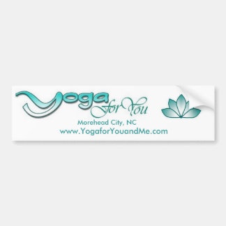 Yoga for You Bumper Sticker
