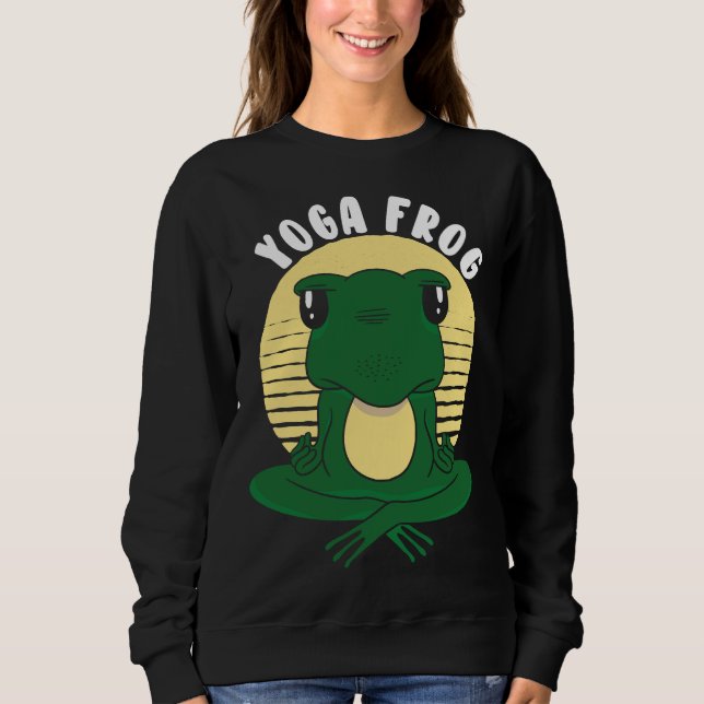 Yoga Frog 81 Sweatshirt (Front)