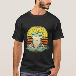 Yoga Frog Meditation Sport T-Shirt