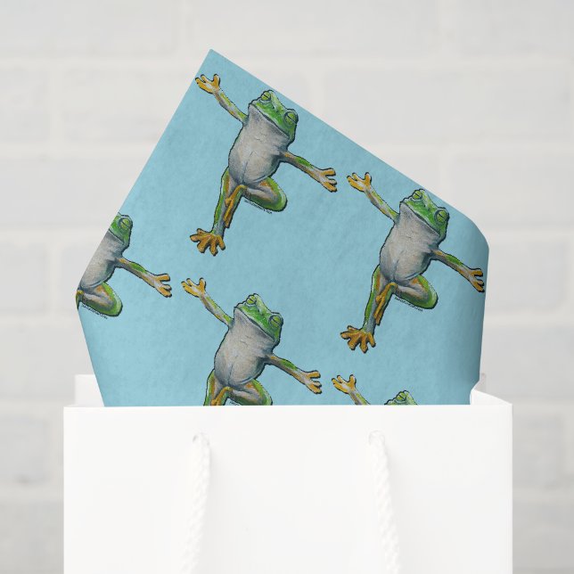 Yoga Frog Tissue Paper (Gift Bag)