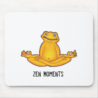 Yoga Frog - Zen Moments Mousepad