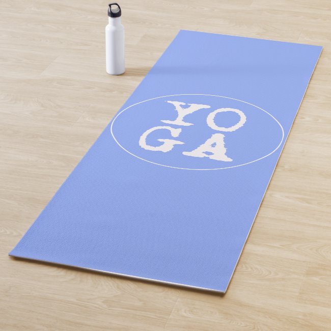 YOGA | Fun Typography - Bright Purple