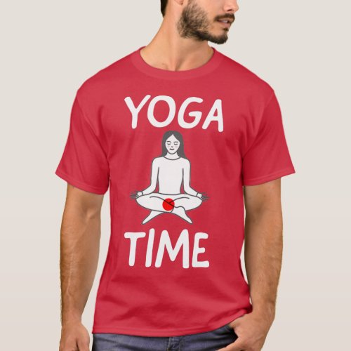 yoga funny yoga time 8 T_Shirt