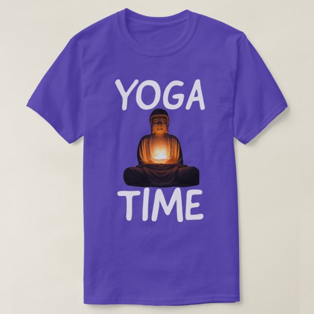 yoga funny yoga time 9 T-Shirt (Design Front)