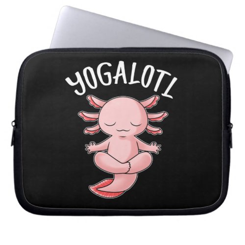 Yoga Gift Women Meditation Gifts Axolotl Yoga Laptop Sleeve