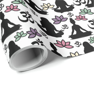 Yoga Gift Wrapping Paper