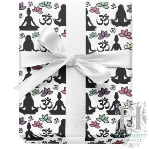 Yoga Gift Wrapping Paper